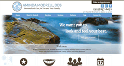 Desktop Screenshot of amindamodrelldds.com
